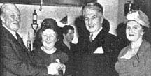 Image of J A MacDonald, Mr & Mrs Anderson and daughter Fiona Brown 1963
